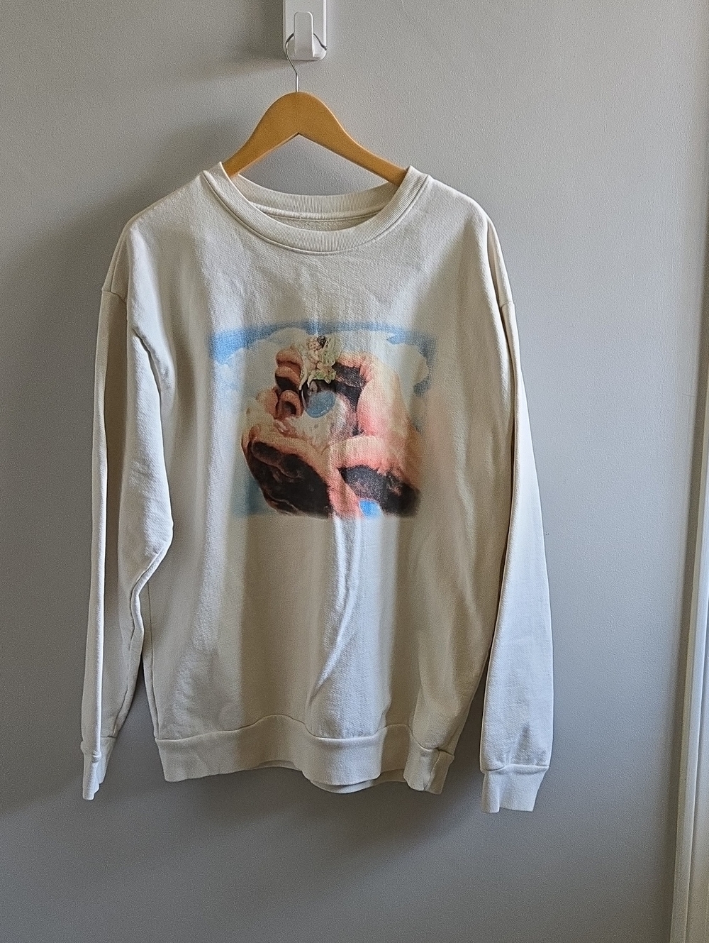 Boys Lie White Graphic Design Sweatshirt One Size